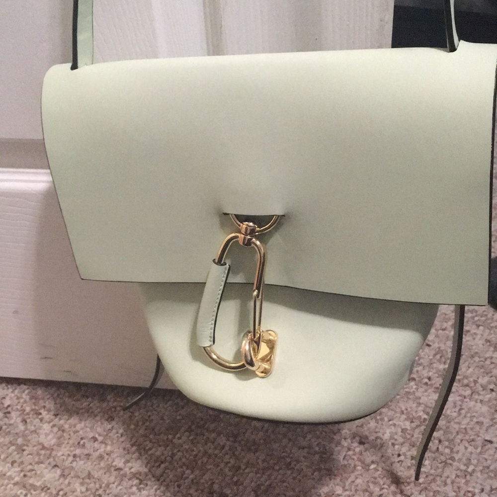 Zac Posen crossbody belay purse in mint